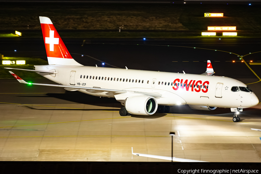 Swiss International Airlines Airbus A220-300 (HB-JCF) | Photo 493807