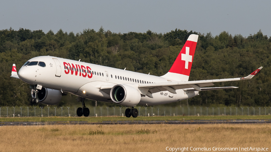 Swiss International Airlines Airbus A220-300 (HB-JCF) | Photo 394625