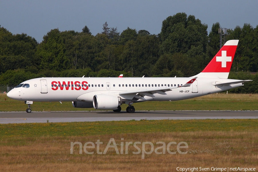 Swiss International Airlines Airbus A220-300 (HB-JCF) | Photo 398107