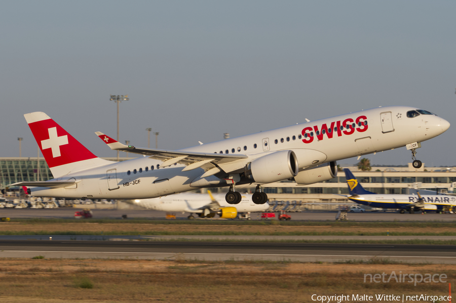 Swiss International Airlines Airbus A220-300 (HB-JCF) | Photo 414103