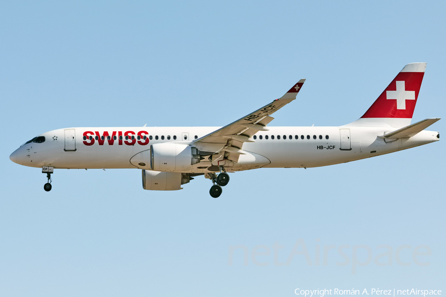 Swiss International Airlines Airbus A220-300 (HB-JCF) | Photo 473400