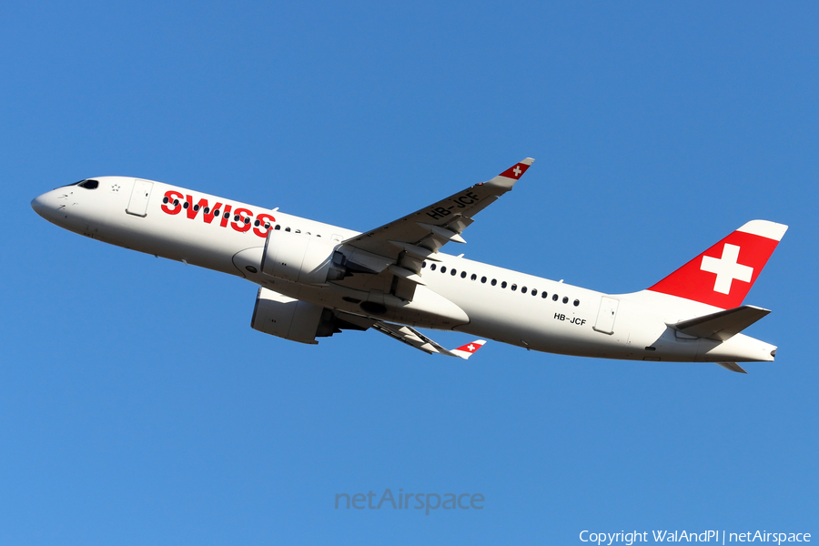 Swiss International Airlines Airbus A220-300 (HB-JCF) | Photo 494603