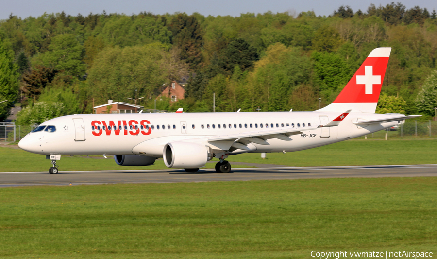 Swiss International Airlines Airbus A220-300 (HB-JCF) | Photo 241525