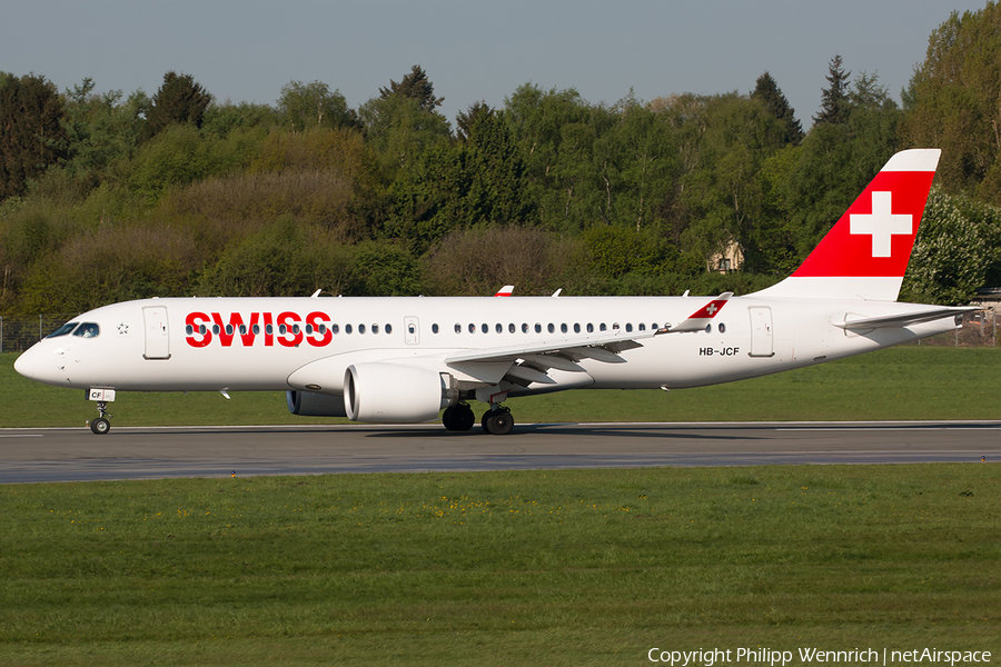 Swiss International Airlines Airbus A220-300 (HB-JCF) | Photo 257947