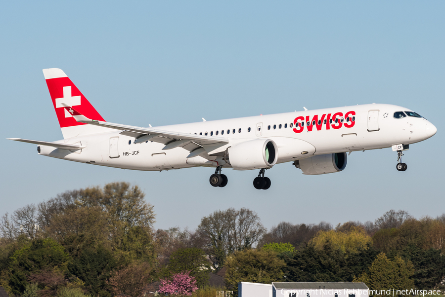 Swiss International Airlines Airbus A220-300 (HB-JCF) | Photo 314342
