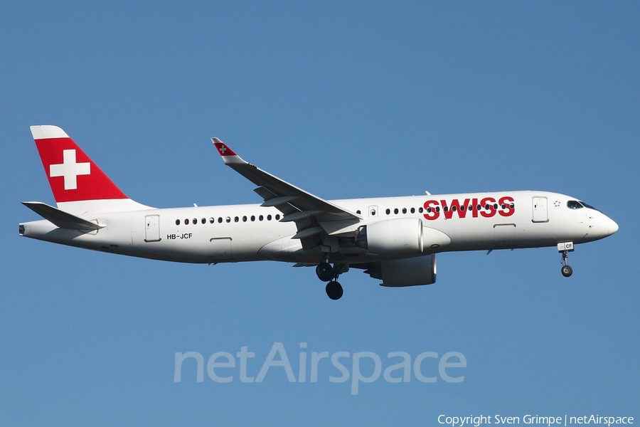 Swiss International Airlines Airbus A220-300 (HB-JCF) | Photo 341979