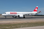 Swiss International Airlines Airbus A220-300 (HB-JCF) at  Madrid - Barajas, Spain