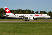 Swiss International Airlines Airbus A220-300 (HB-JCG) at  Hamburg - Fuhlsbuettel (Helmut Schmidt), Germany
