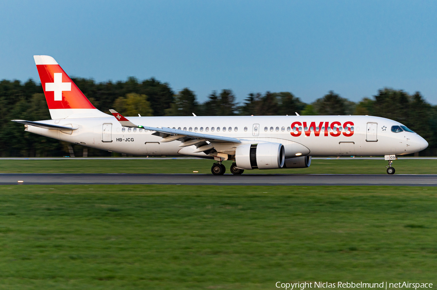 Swiss International Airlines Airbus A220-300 (HB-JCG) | Photo 404461
