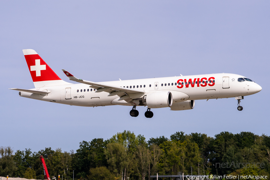 Swiss International Airlines Airbus A220-300 (HB-JCG) | Photo 415566