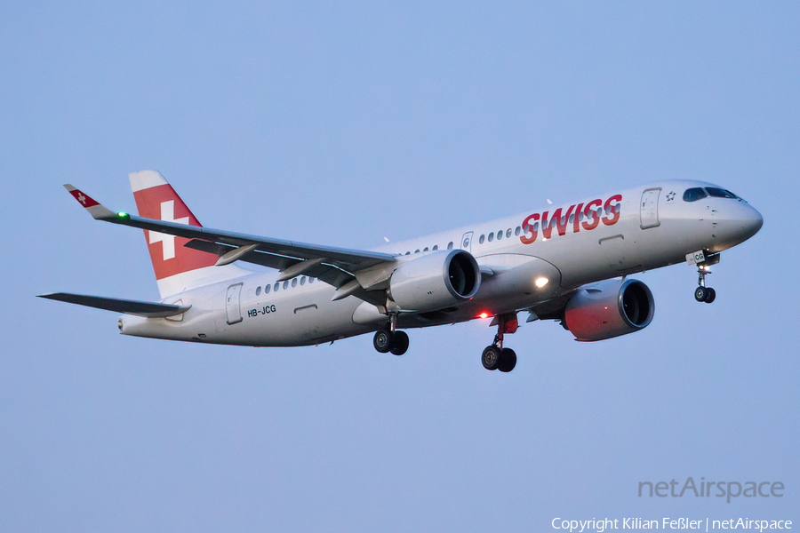 Swiss International Airlines Airbus A220-300 (HB-JCG) | Photo 415768