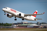 Swiss International Airlines Airbus A220-300 (HB-JCG) at  Hamburg - Fuhlsbuettel (Helmut Schmidt), Germany