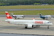 Swiss International Airlines Airbus A220-300 (HB-JCG) at  Warsaw - Frederic Chopin International, Poland