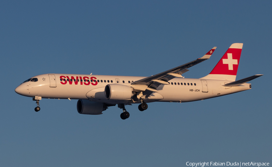 Swiss International Airlines Airbus A220-300 (HB-JCH) | Photo 290030