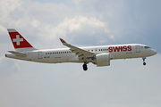 Swiss International Airlines Airbus A220-300 (HB-JCI) at  Warsaw - Frederic Chopin International, Poland
