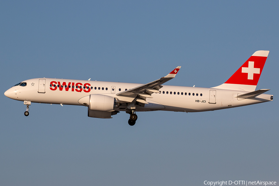 Swiss International Airlines Airbus A220-300 (HB-JCI) | Photo 241738