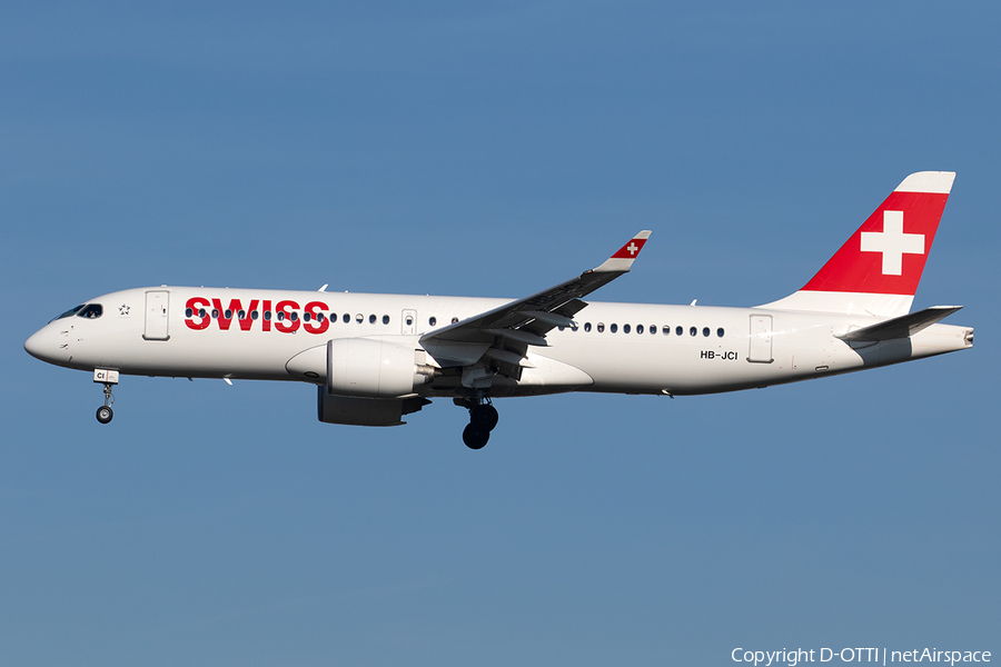 Swiss International Airlines Airbus A220-300 (HB-JCI) | Photo 295313