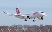 Swiss International Airlines Airbus A220-300 (HB-JCJ) at  Hamburg - Fuhlsbuettel (Helmut Schmidt), Germany