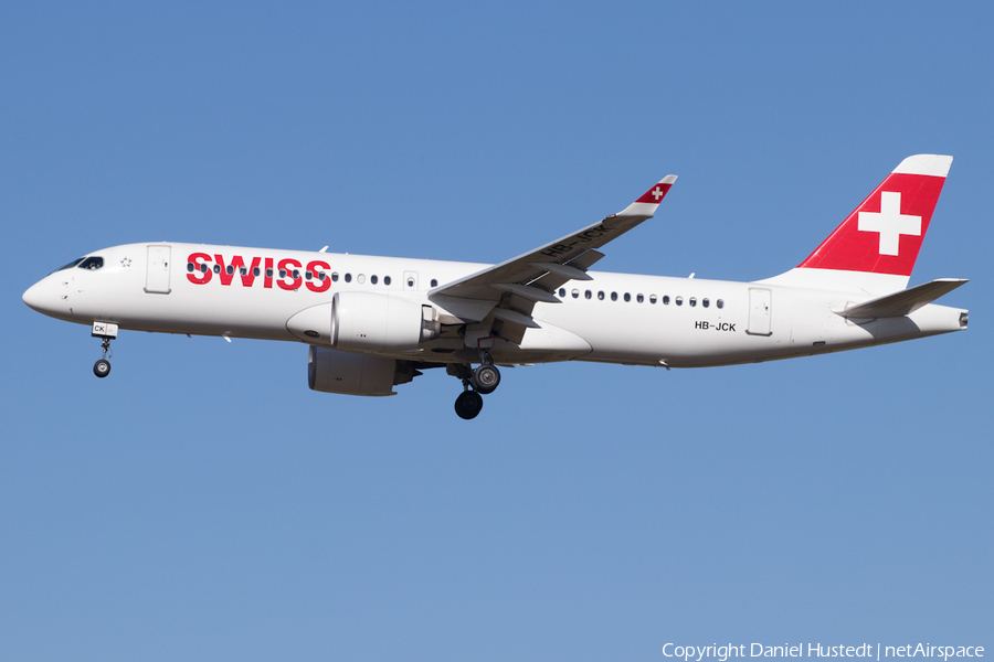 Swiss International Airlines Airbus A220-300 (HB-JCK) | Photo 527745