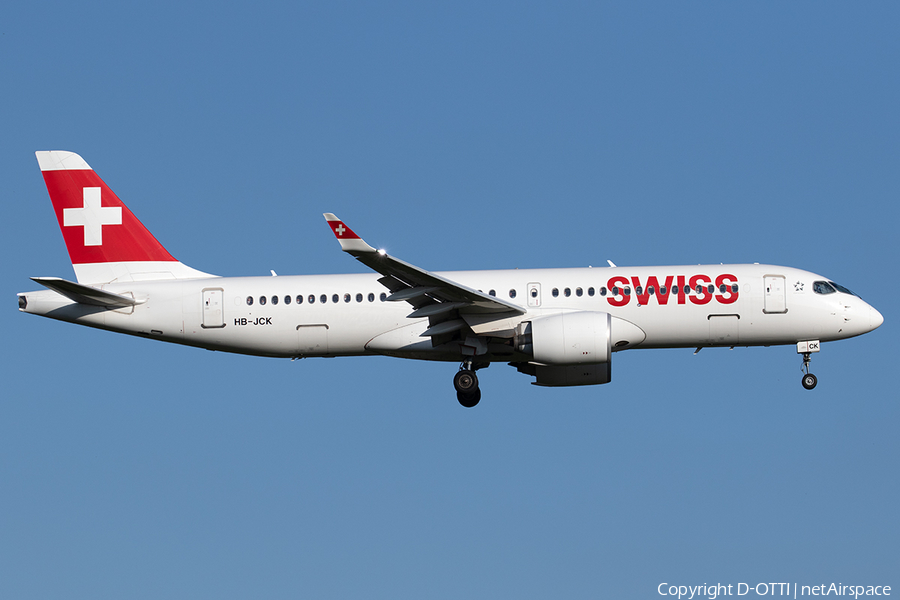 Swiss International Airlines Airbus A220-300 (HB-JCK) | Photo 513293