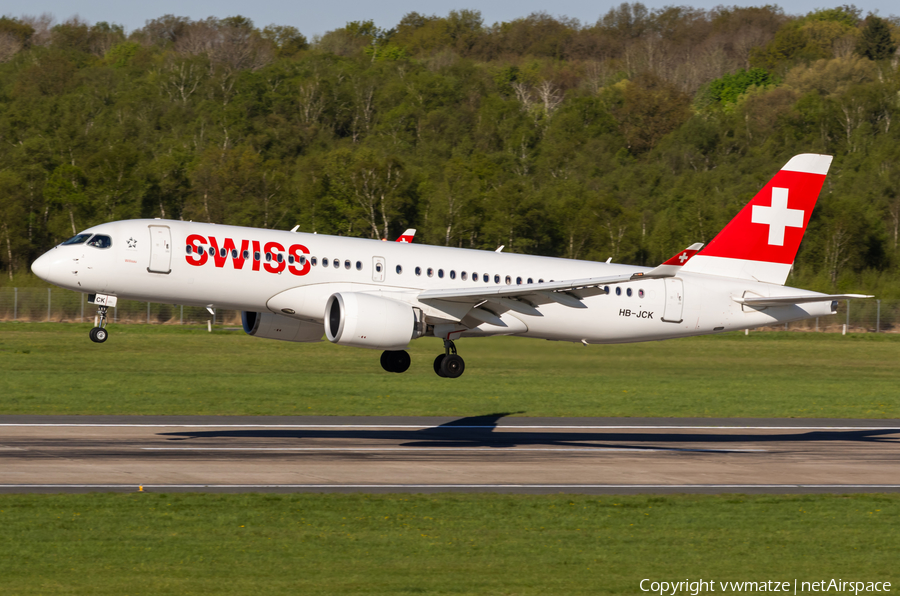 Swiss International Airlines Airbus A220-300 (HB-JCK) | Photo 678181