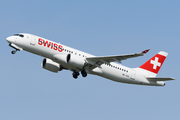 Swiss International Airlines Airbus A220-300 (HB-JCK) at  Warsaw - Frederic Chopin International, Poland