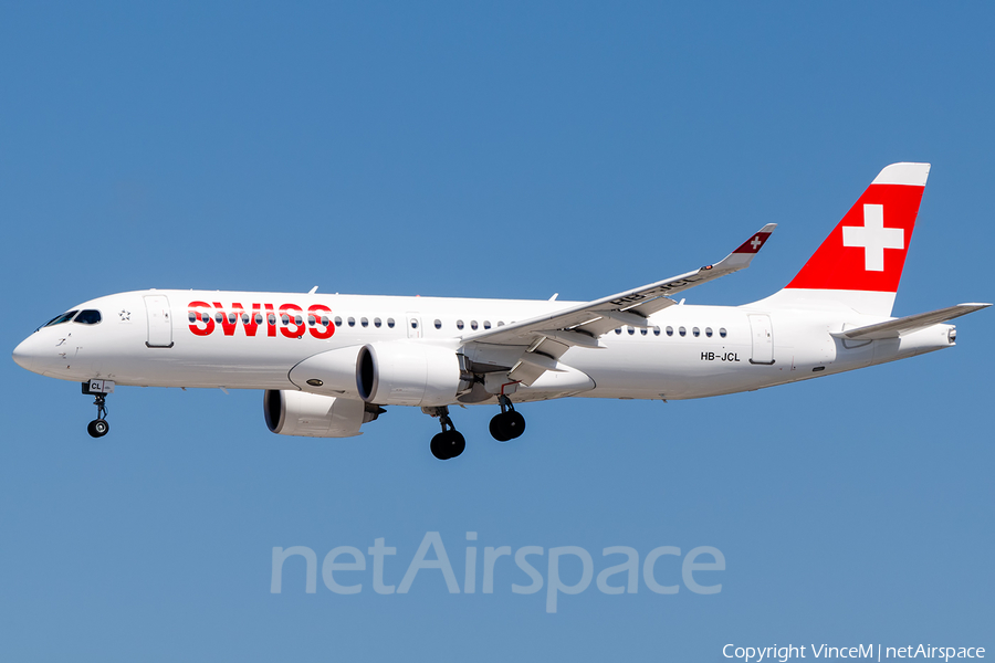 Swiss International Airlines Airbus A220-300 (HB-JCL) | Photo 259378
