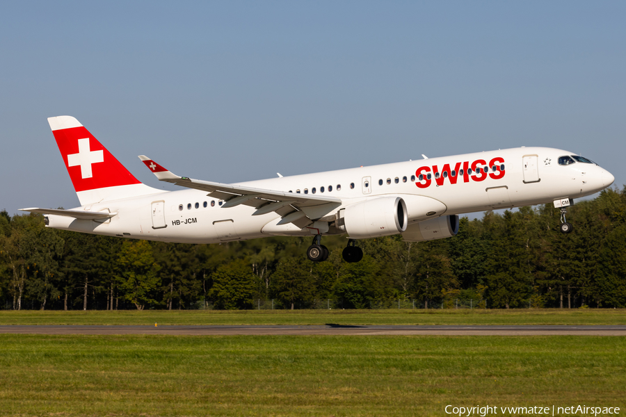 Swiss International Airlines Airbus A220-300 (HB-JCM) | Photo 642573