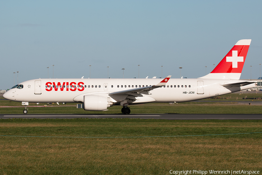 Swiss International Airlines Airbus A220-300 (HB-JCM) | Photo 292329