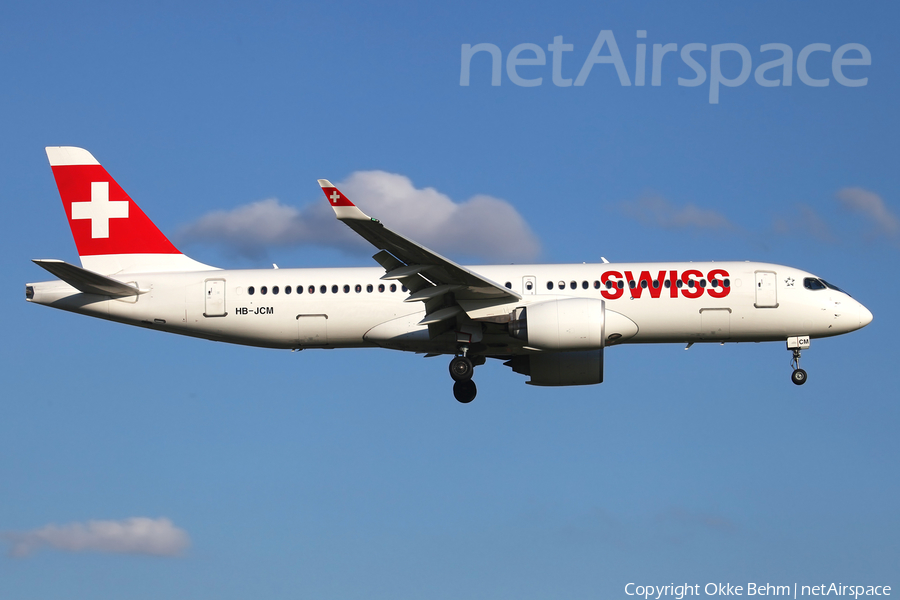 Swiss International Airlines Airbus A220-300 (HB-JCM) | Photo 324455