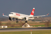 Swiss International Airlines Airbus A220-300 (HB-JCN) at  Brussels - International, Belgium