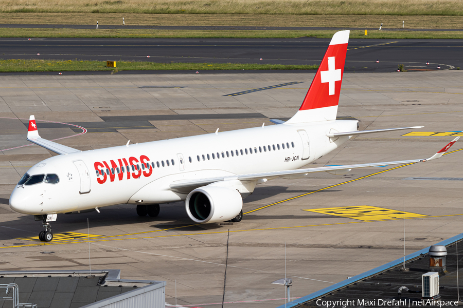 Swiss International Airlines Airbus A220-300 (HB-JCN) | Photo 513520