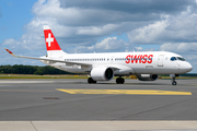 Swiss International Airlines Airbus A220-300 (HB-JCN) at  Hamburg - Fuhlsbuettel (Helmut Schmidt), Germany