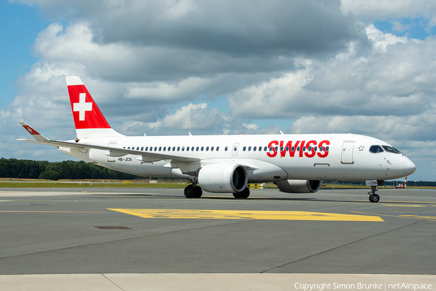 Swiss International Airlines Airbus A220-300 (HB-JCN) | Photo 543145