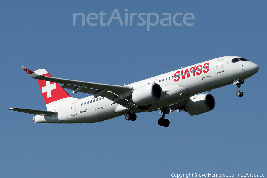 Swiss International Airlines Airbus A220-300 (HB-JCN) | Photo 525184
