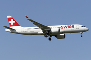 Swiss International Airlines Airbus A220-300 (HB-JCN) at  Warsaw - Frederic Chopin International, Poland