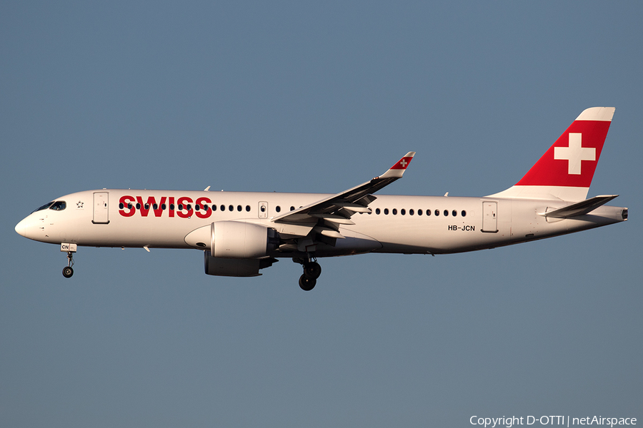 Swiss International Airlines Airbus A220-300 (HB-JCN) | Photo 295684