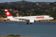 Swiss International Airlines Airbus A220-300 (HB-JCO) at  Corfu - International, Greece
