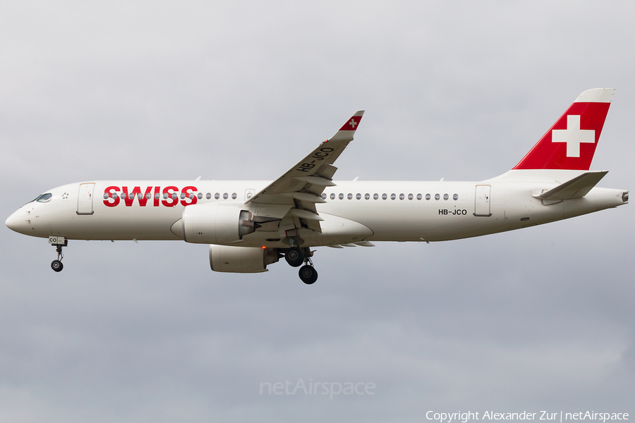 Swiss International Airlines Airbus A220-300 (HB-JCO) | Photo 523930