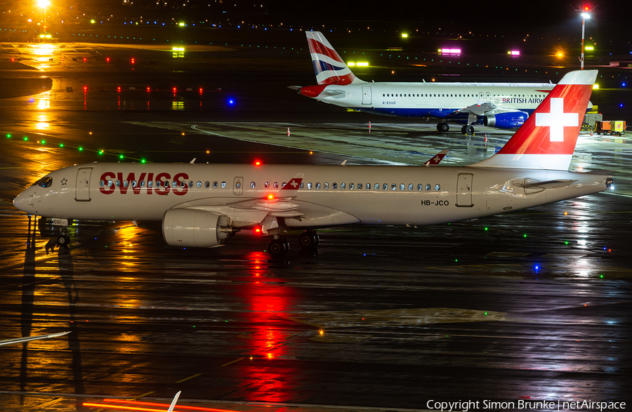 Swiss International Airlines Airbus A220-300 (HB-JCO) | Photo 542116