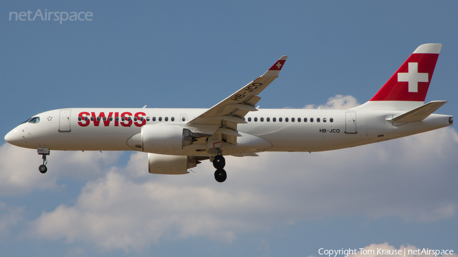 Swiss International Airlines Airbus A220-300 (HB-JCO) | Photo 402412