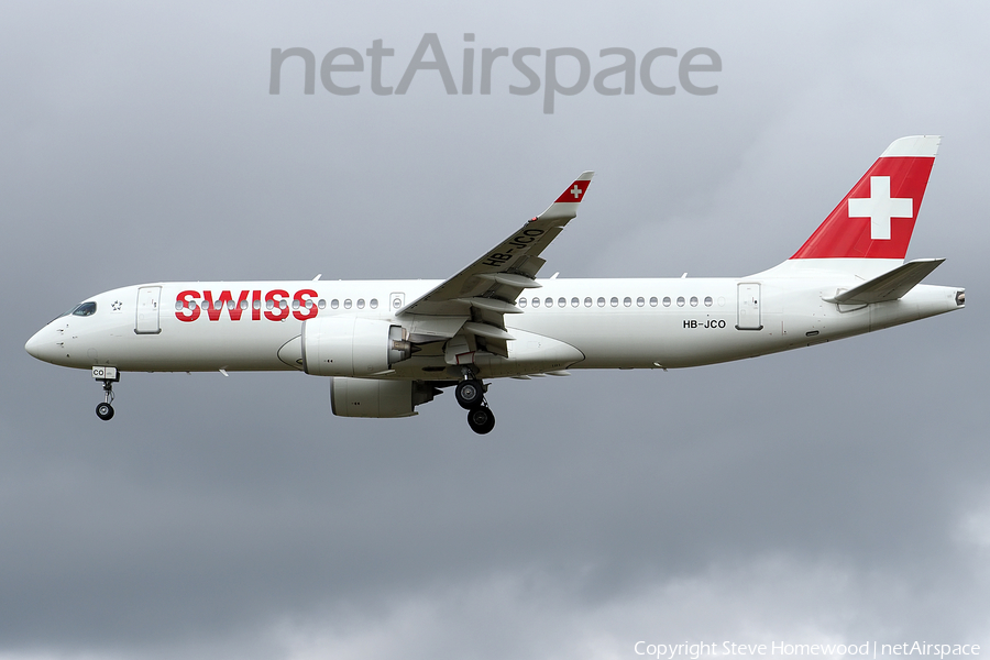 Swiss International Airlines Airbus A220-300 (HB-JCO) | Photo 533747