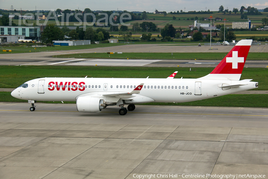 Swiss International Airlines Airbus A220-300 (HB-JCO) | Photo 527246