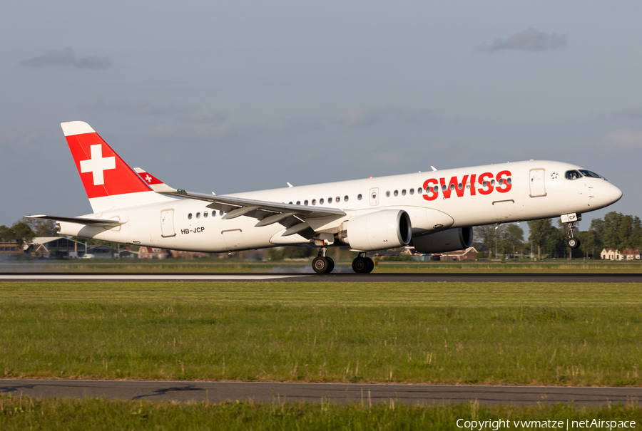 Swiss International Airlines Airbus A220-300 (HB-JCP) | Photo 508381