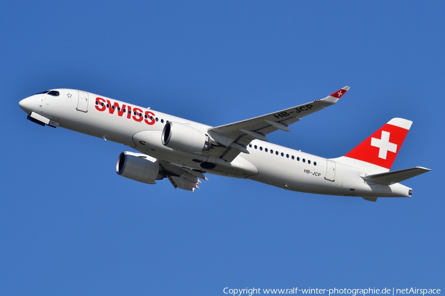 Swiss International Airlines Airbus A220-300 (HB-JCP) | Photo 428177