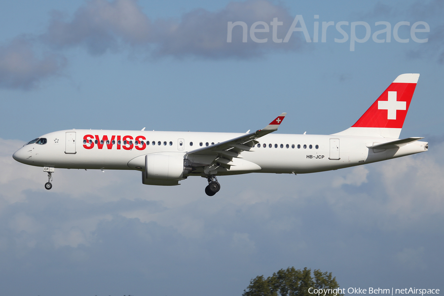 Swiss International Airlines Airbus A220-300 (HB-JCP) | Photo 318731