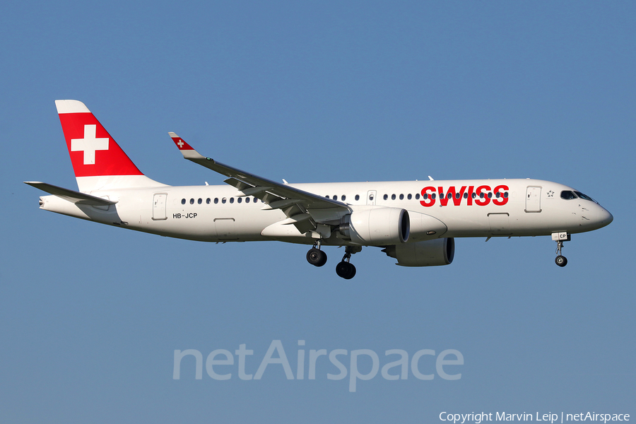 Swiss International Airlines Airbus A220-300 (HB-JCP) | Photo 553720