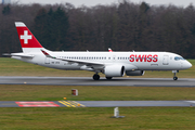 Swiss International Airlines Airbus A220-300 (HB-JCQ) at  Hamburg - Fuhlsbuettel (Helmut Schmidt), Germany