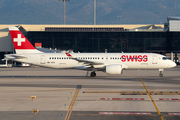 Swiss International Airlines Airbus A220-300 (HB-JCQ) at  Palma De Mallorca - Son San Juan, Spain