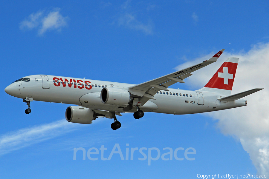 Swiss International Airlines Airbus A220-300 (HB-JCR) | Photo 397612